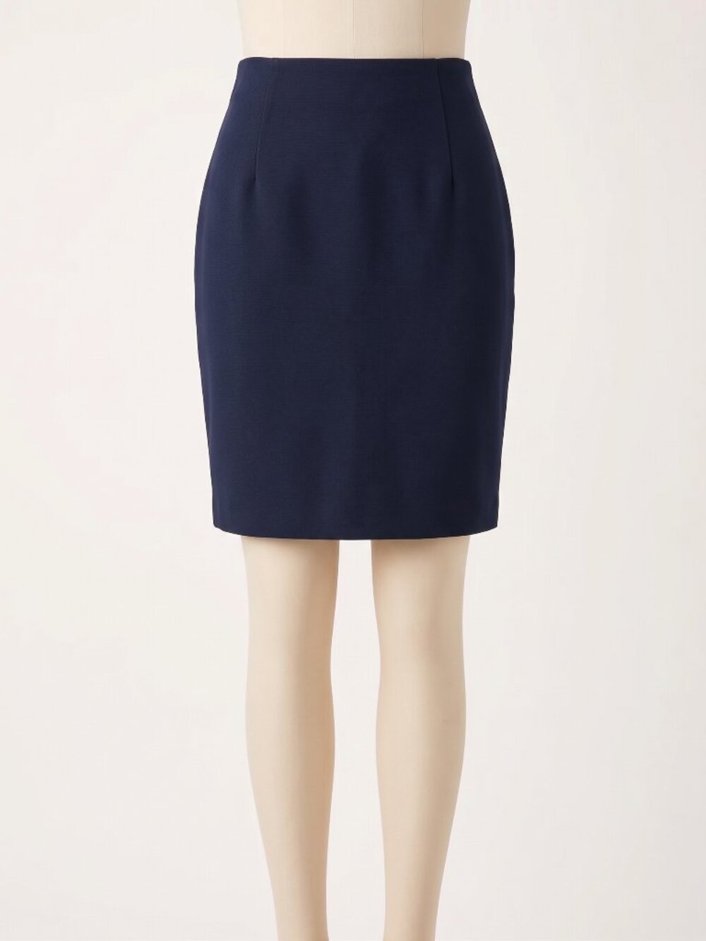 Theory Navy Stretch Pencil Skirt Size 4 Career Office Workwear